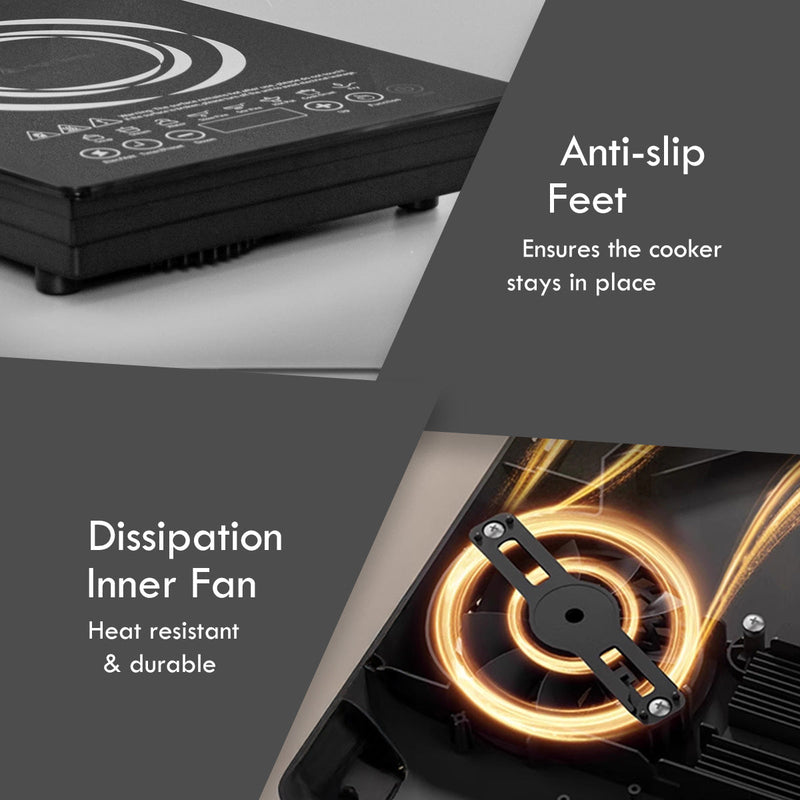 PowerPac 1800W Induction Cooker PPIC888A