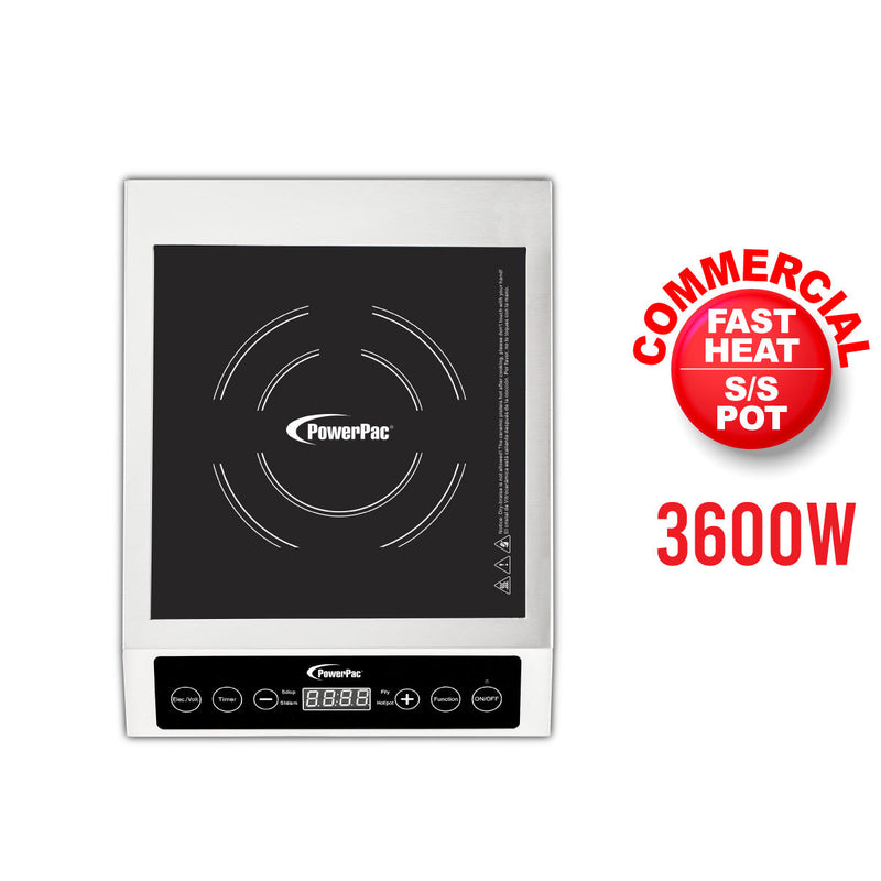PowerPac 3600W Induction Cooker PPIC889