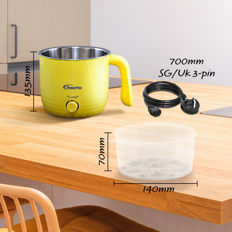 PowerPac 1.2L Stainless Steel Multi Cooker PPJ2012