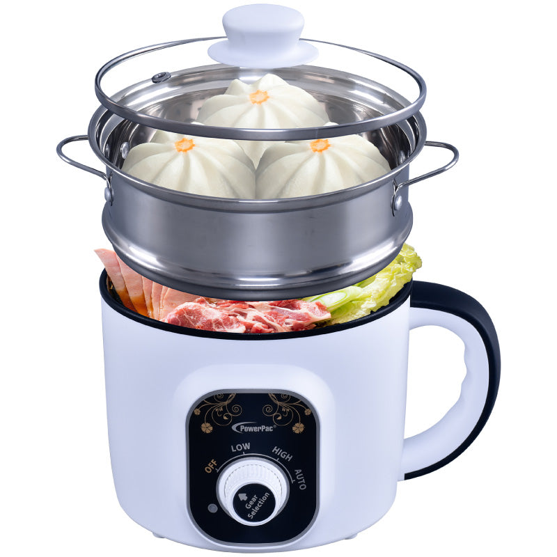 PowerPac 1.5L Steamboat Multi Cooker with Steamer PPJ2020