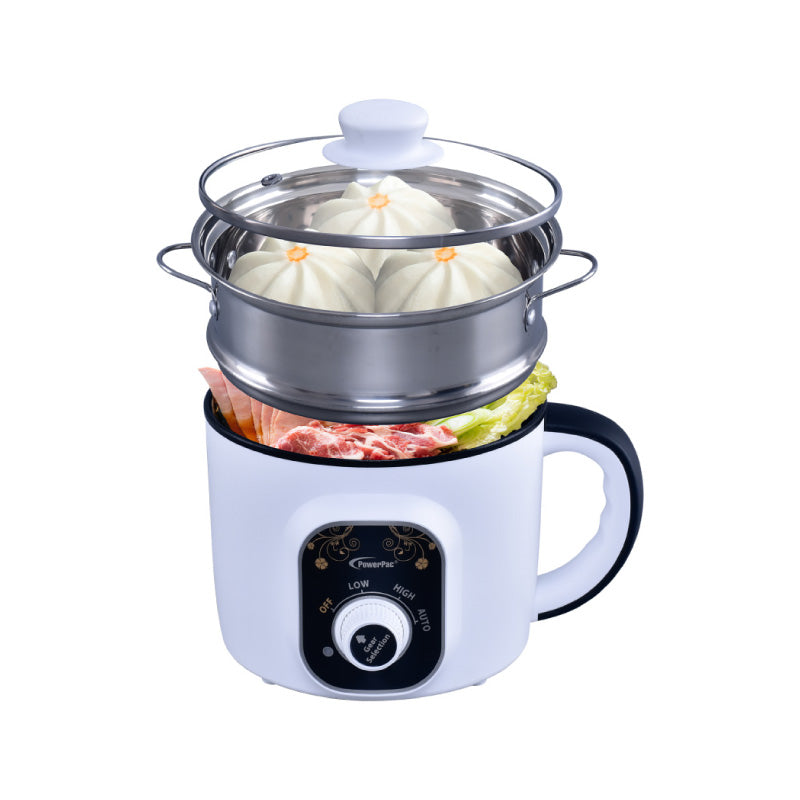 PowerPac 1.5L Steamboat Multi Cooker with Steamer PPJ2020