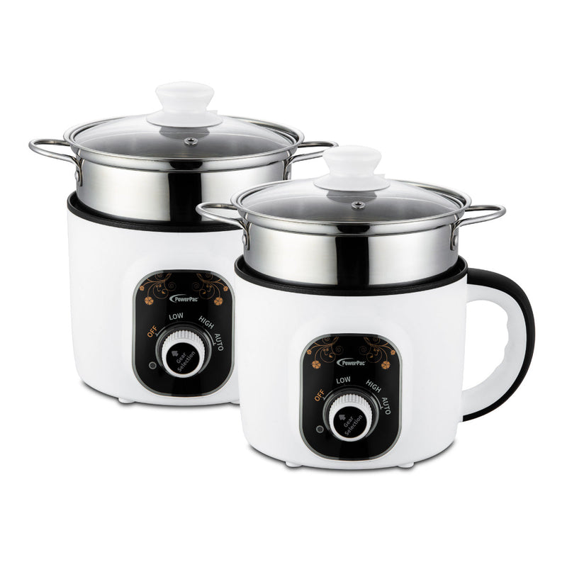PowerPac 1.5L Steamboat Multi Cooker with Steamer PPJ2020