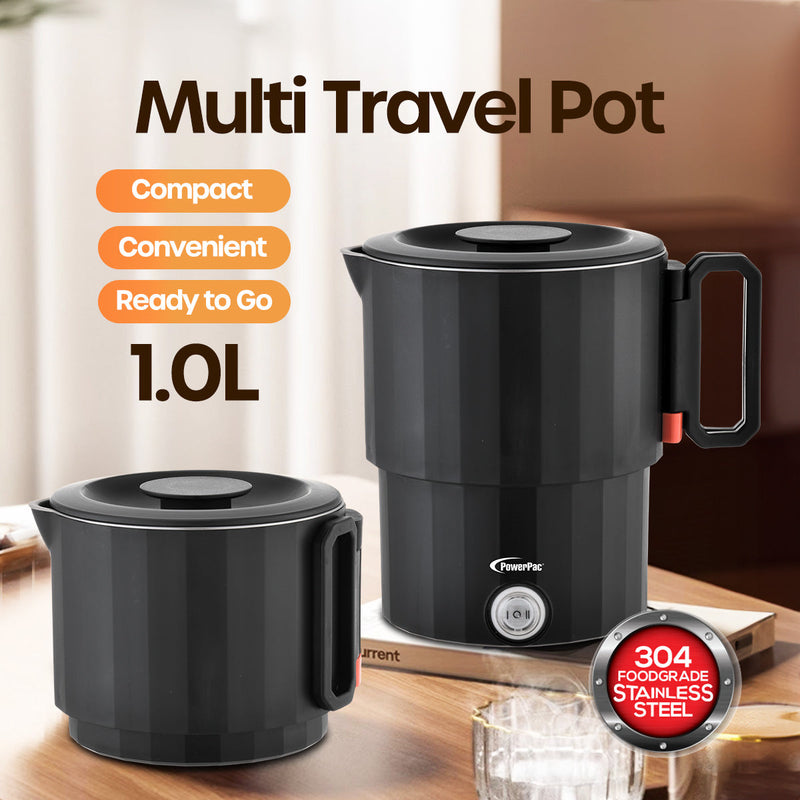 PowerPac 1.0L Foldable Travel Multi Cooker PPJ2025