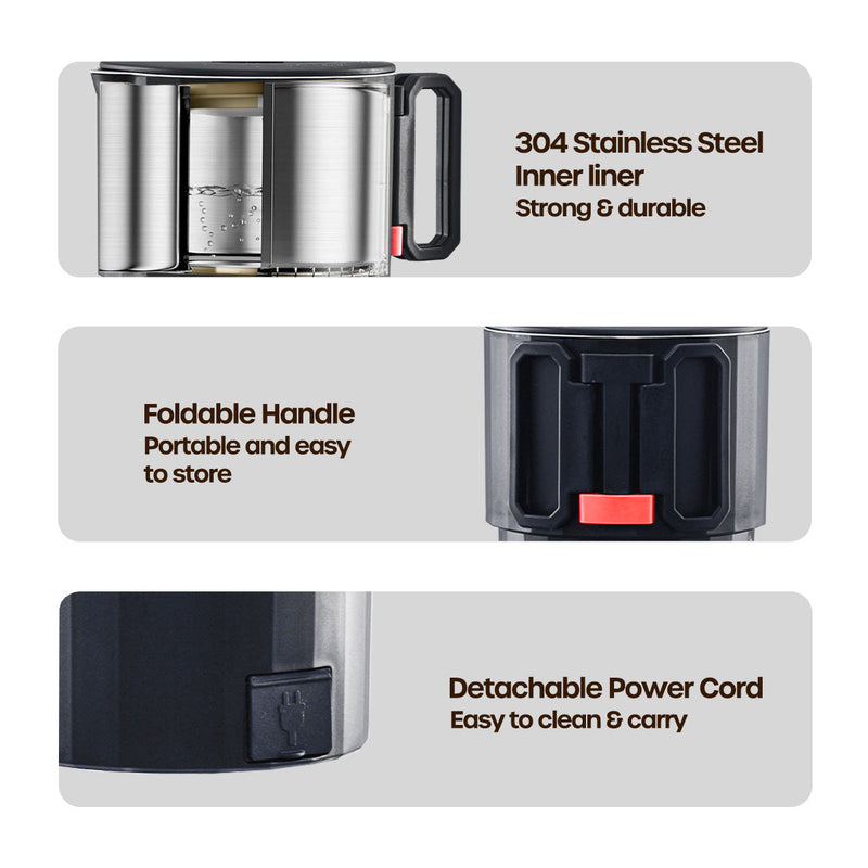 PowerPac 1.0L Foldable Travel Multi Cooker PPJ2025