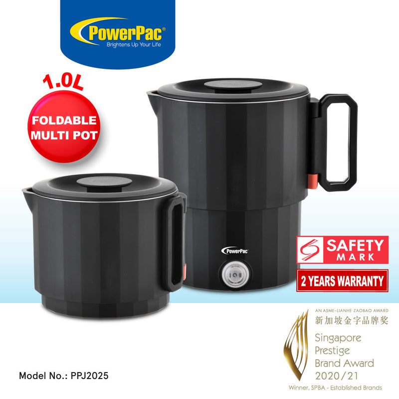 PowerPac 1.0L Foldable Travel Multi Cooker PPJ2025