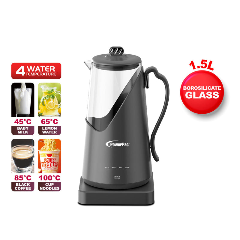 PowerPac 1.5L Digital Kettle Jug PPJ2031