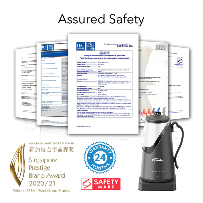 PowerPac 1.5L Digital Kettle Jug PPJ2031