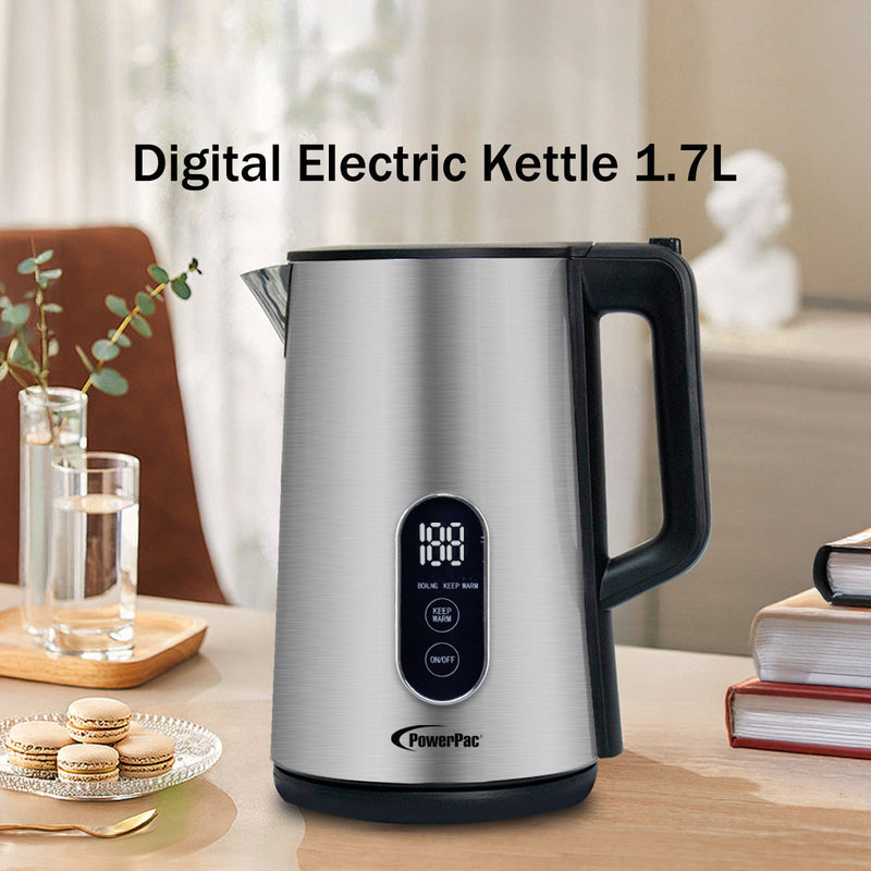 PowerPac 1.7L Digital Kettle Jug PPJ2032