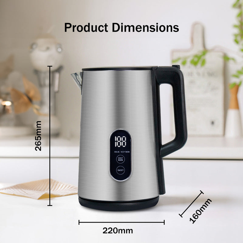 PowerPac 1.7L Digital Kettle Jug PPJ2032