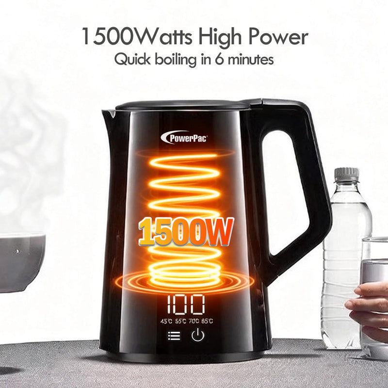 PowerPac 1.8L Digital Kettle Jug PPJ2035