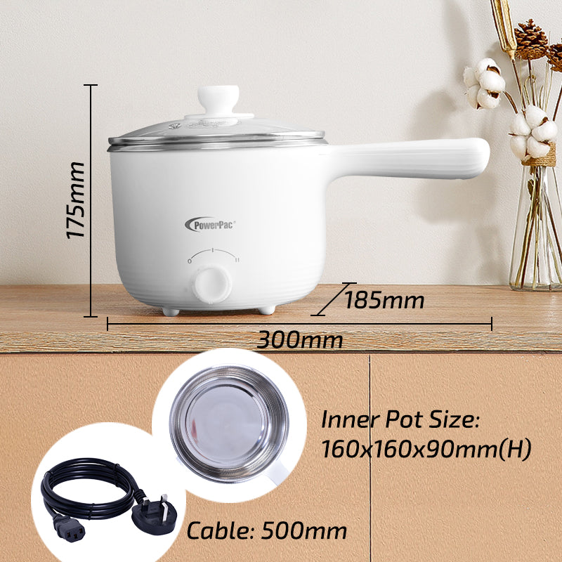 PowerPac 1.2L Multi Cooker Steamboat PPJ3013