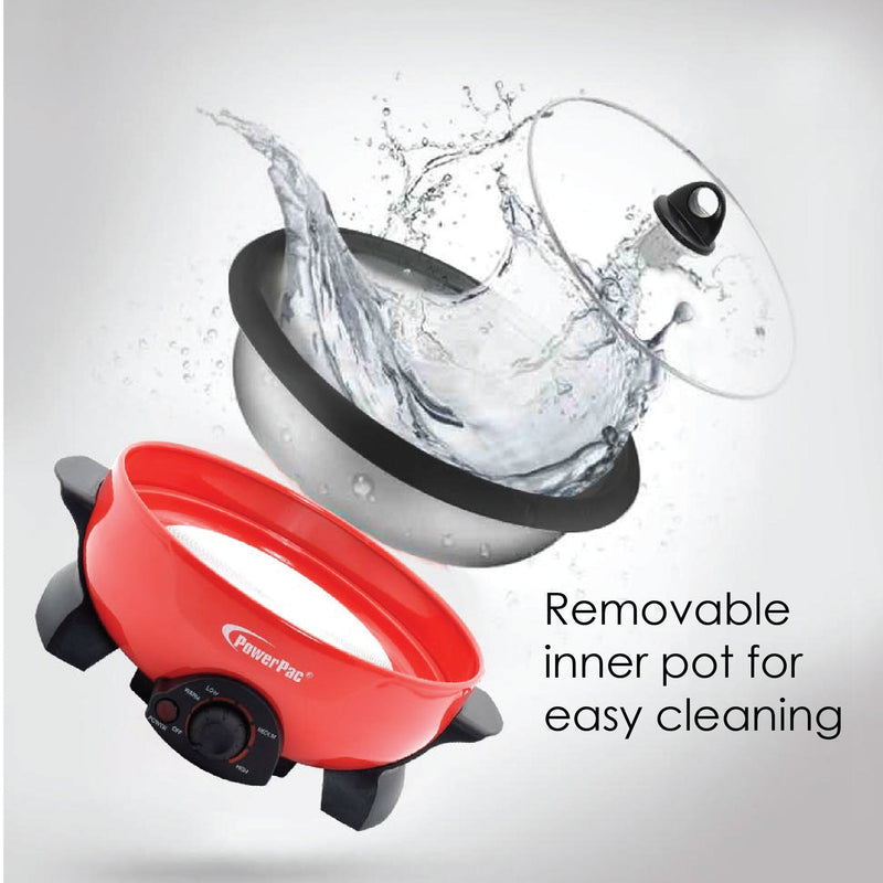 PowerPac 2L 2-in-1 Multi Cooker Steamboat PPMC181