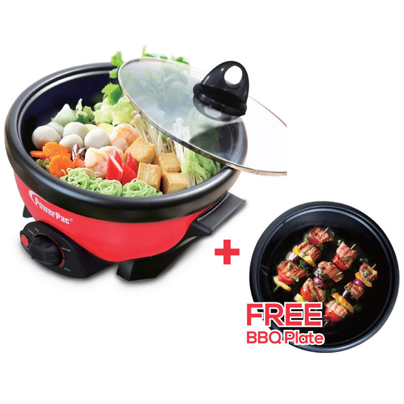 PowerPac 2L 2-in-1 Multi Cooker Steamboat PPMC181