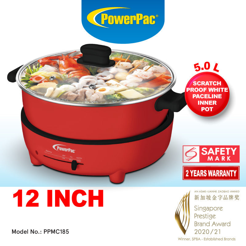 PowerPac 5L Steamboat & Multi Cooker PPMC185
