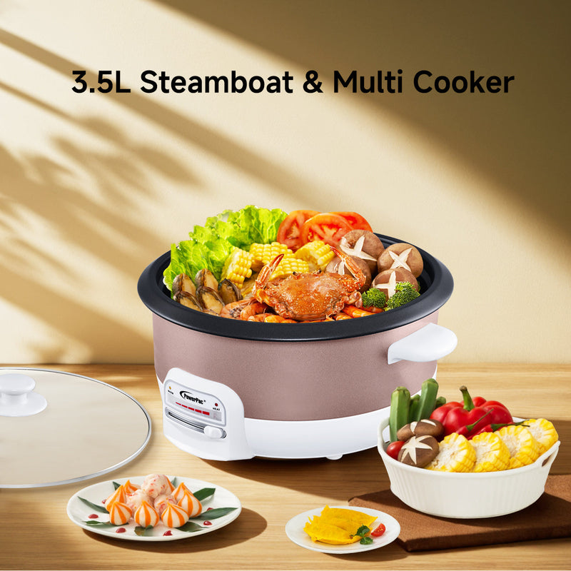 PowerPac 3.5L Steamboat & Multi Cooker PPMC28G