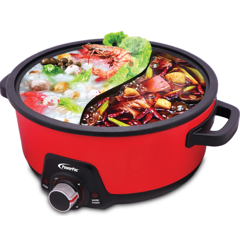 PowerPac 5L Steamboat & Multi Cooker with Yuanyang Pot PPMC633