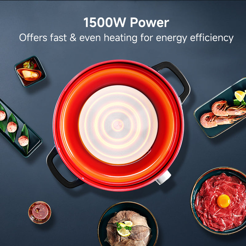 PowerPac 5L Steamboat & Multi Cooker with Yuanyang Pot PPMC633