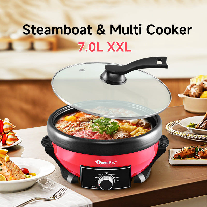 PowerPac 7L Steamboat & Multi Cooker PPMC688