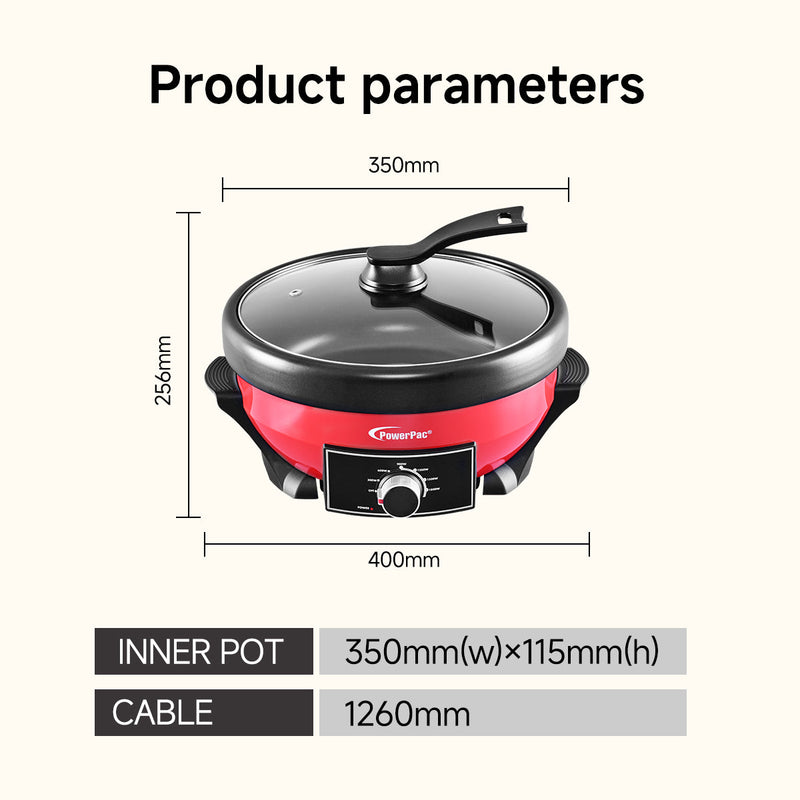 PowerPac 7L Steamboat & Multi Cooker PPMC688