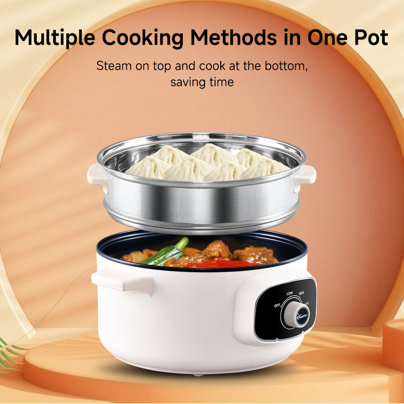 PowerPac 9.5L Multi Function Food Steamer PPMC787S