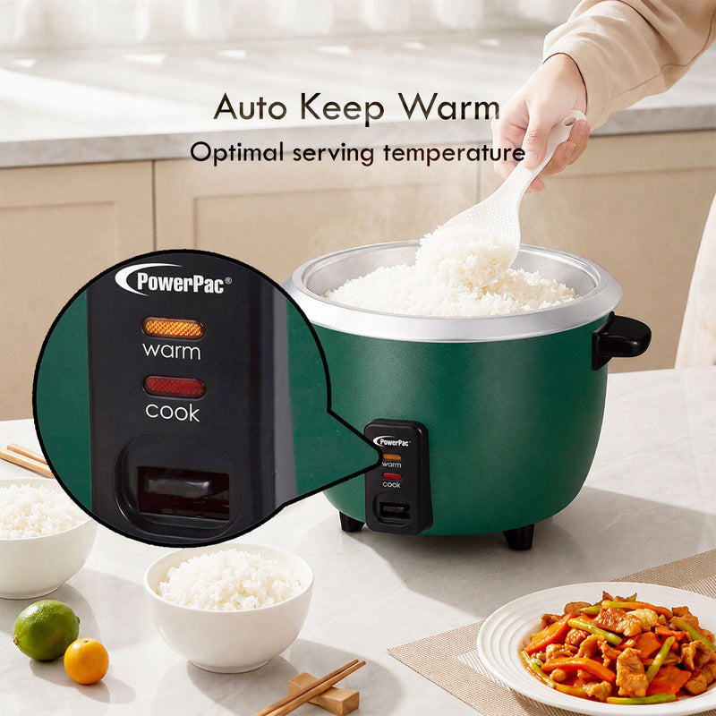 PowerPac 2.8L Rice Cooker PPRC10