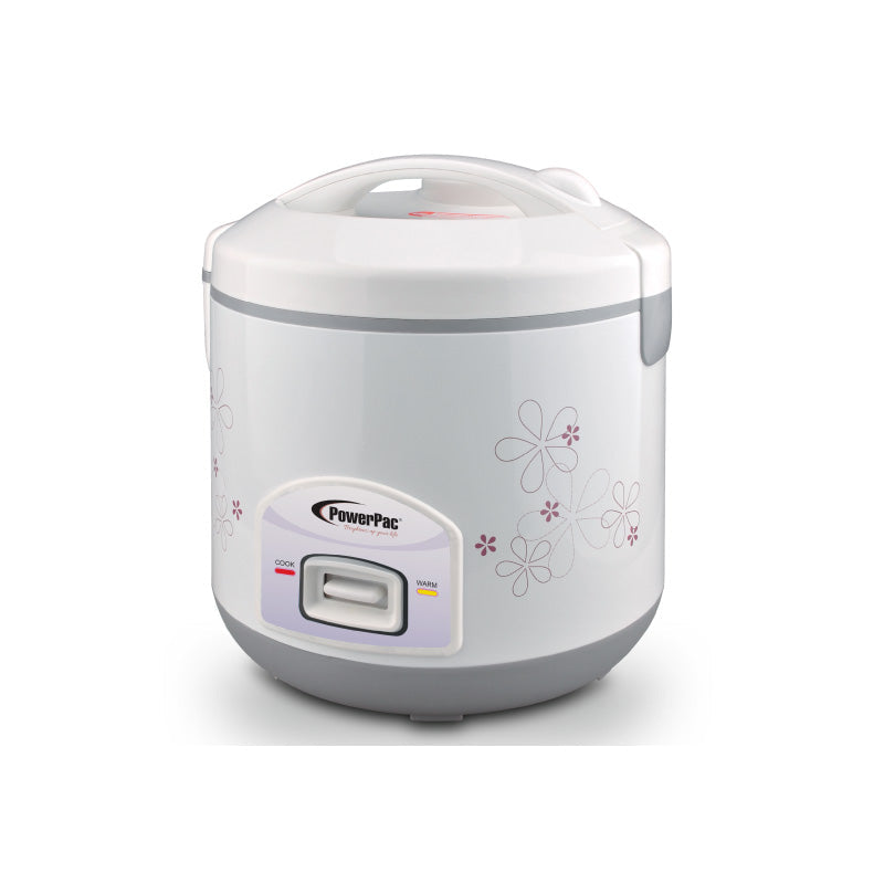 PowerPac 1.8L Rice Cooker with Steamer PPRC18