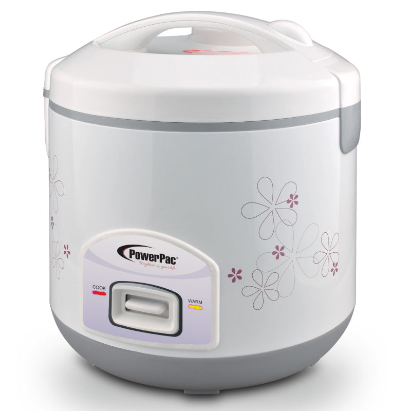 PowerPac 1.8L Rice Cooker with Steamer PPRC18