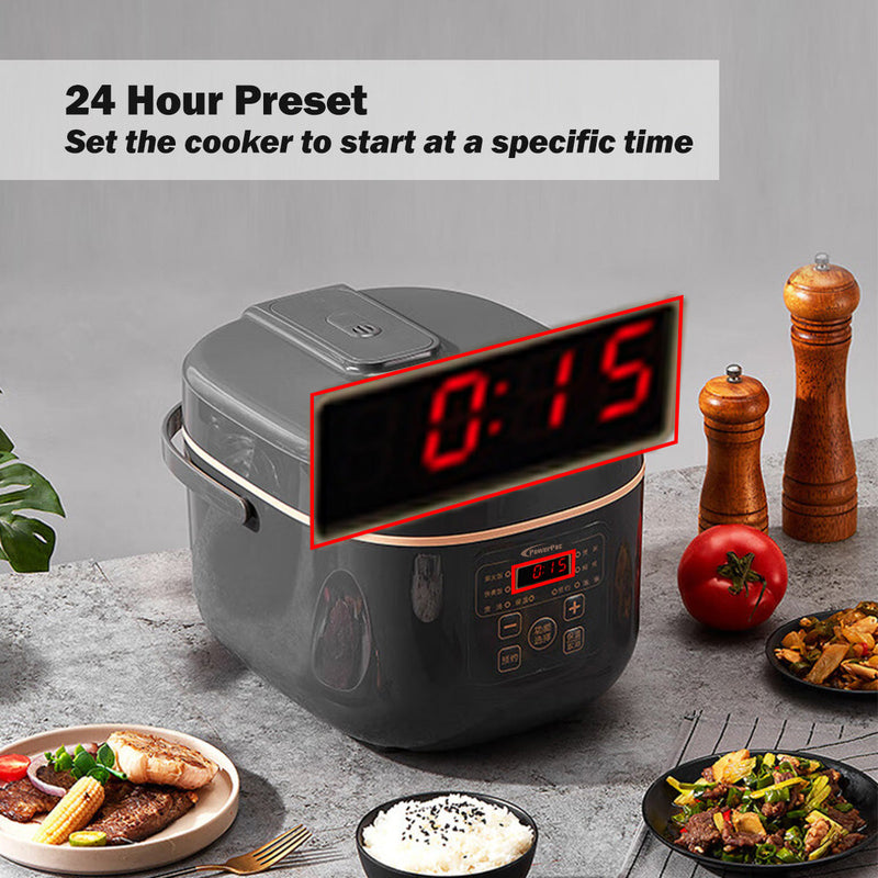 PowerPac 1.2L Multi-Purpose Digital Rice Cooker PPRC532