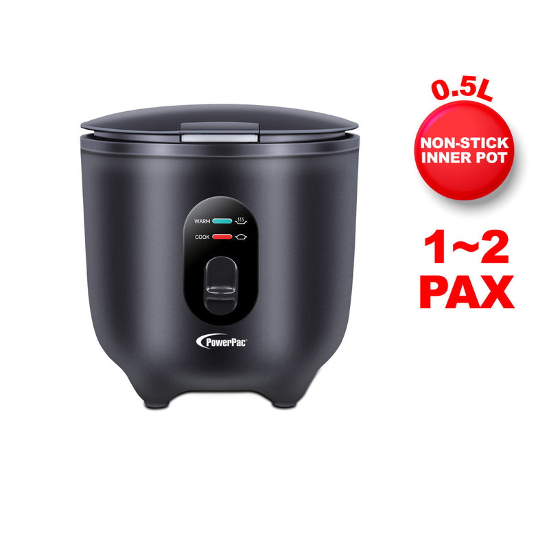 PowerPac 0.5L Mini Rice Cooker PPRC607