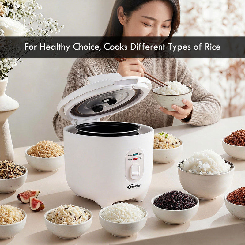 PowerPac 0.5L Mini Rice Cooker PPRC607