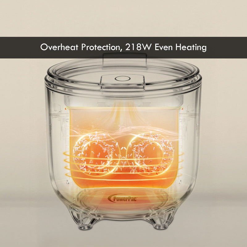 PowerPac 0.5L Mini Rice Cooker PPRC607