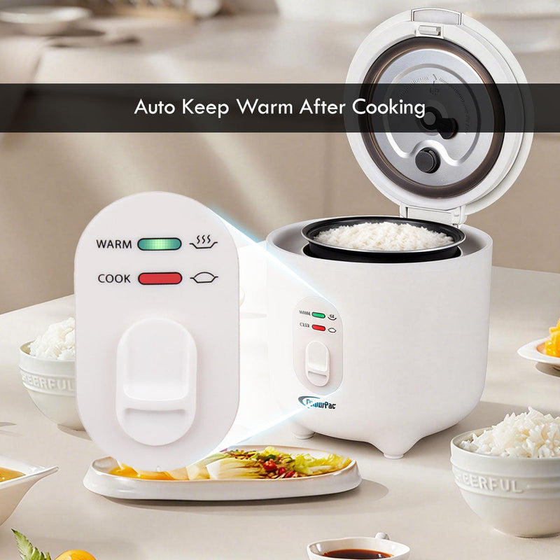 PowerPac 0.5L Mini Rice Cooker PPRC607