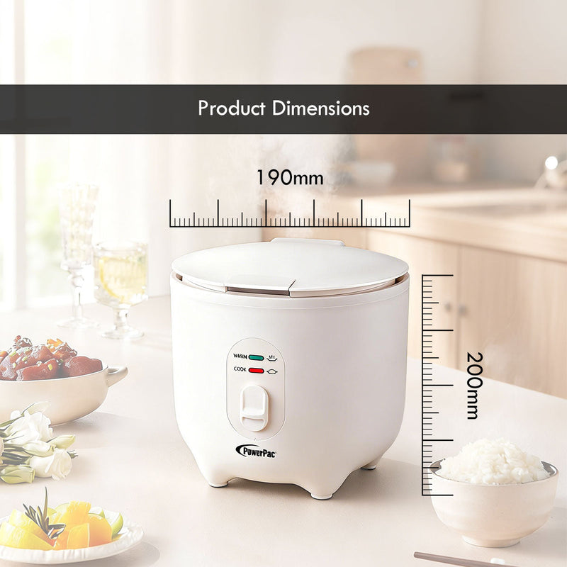 PowerPac 0.5L Mini Rice Cooker PPRC607
