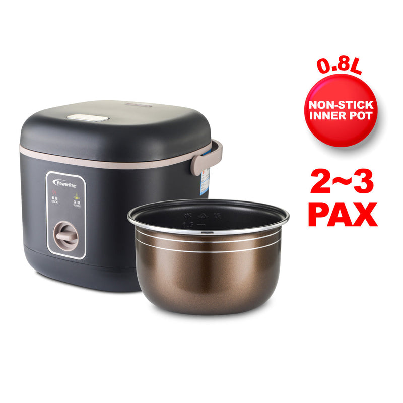 PowerPac 0.8L Rice Cooker PPRC610