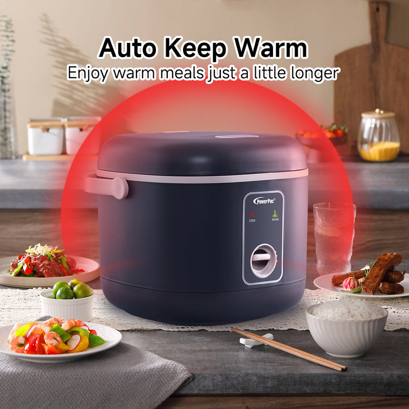 PowerPac 0.8L Rice Cooker PPRC610
