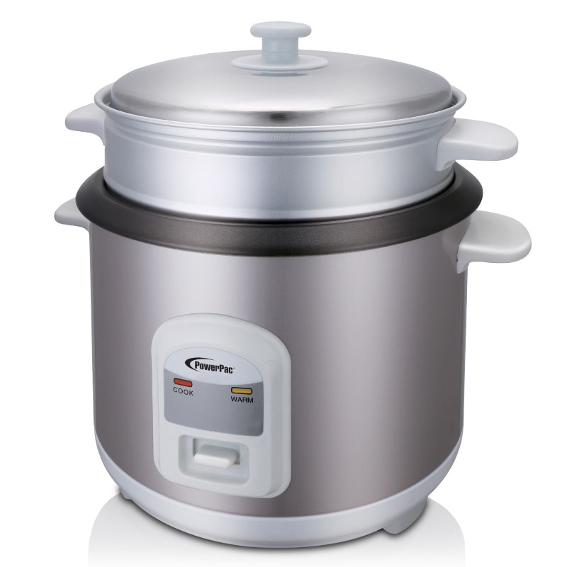 PowerPac 1L Rice Cooker with Steamer PPRC64