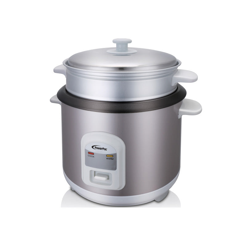 PowerPac 0.6L Rice Cooker with Steamer PPRC62