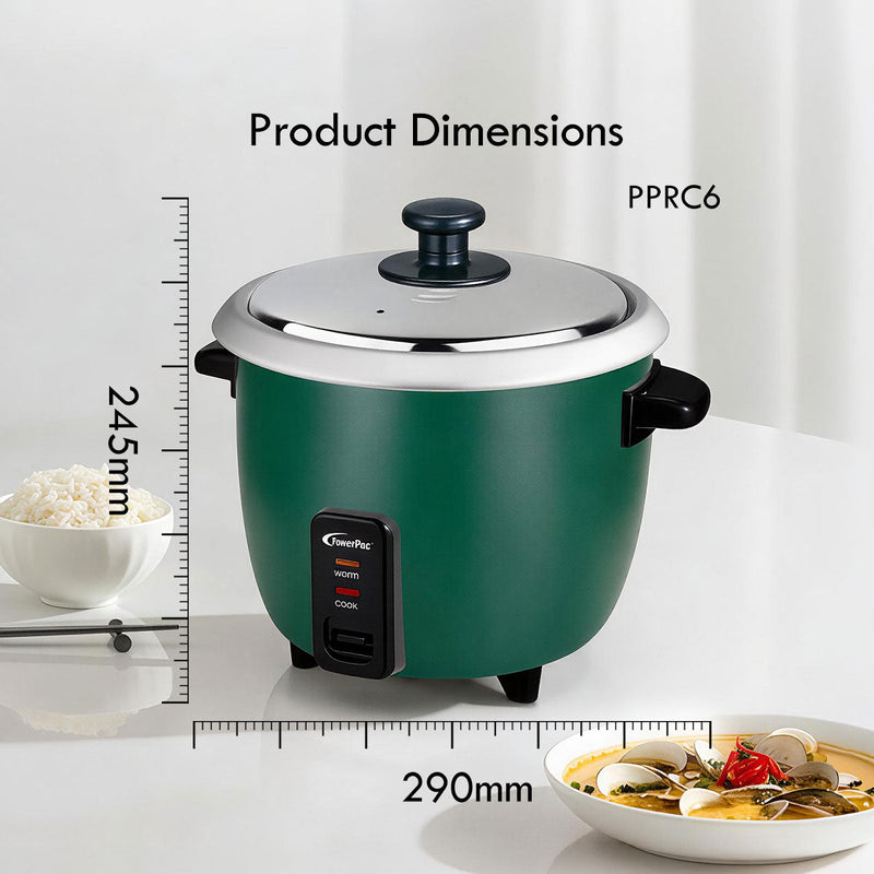 PowerPac 1.5L Rice Cooker PPRC6