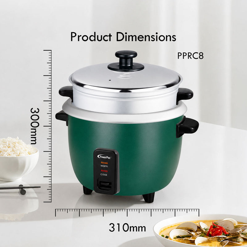 PowerPac 1.8L Rice Cooker PPRC8