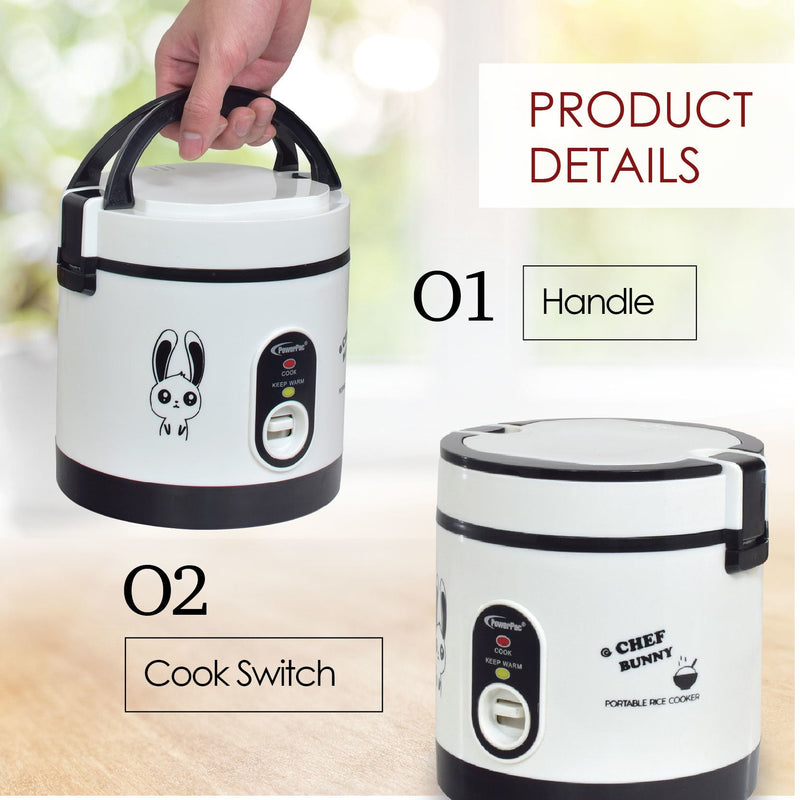 PowerPac Mini Rice Cooker PPRC09
