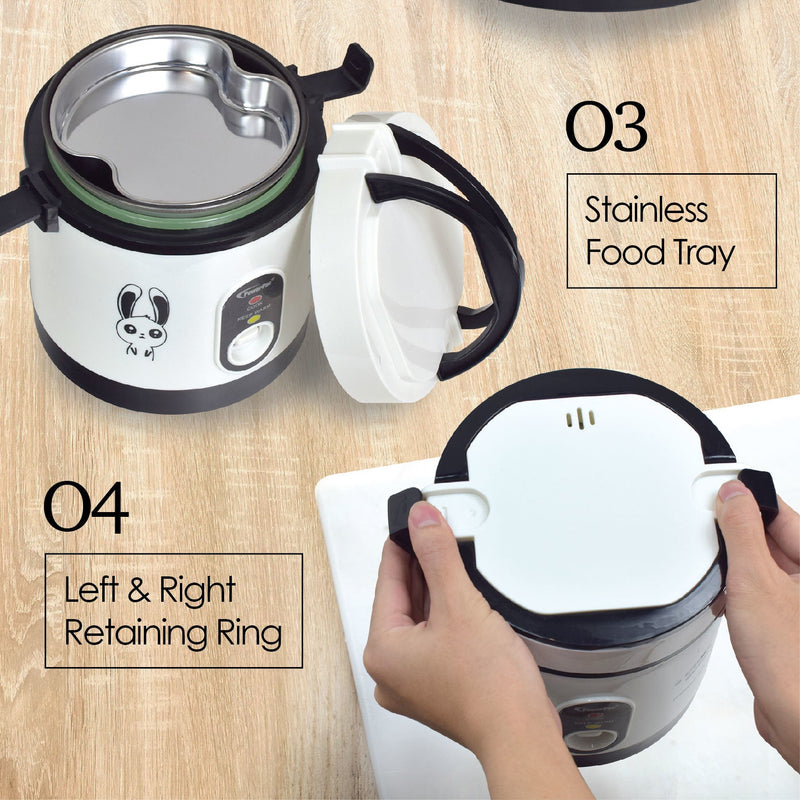PowerPac Mini Rice Cooker PPRC09