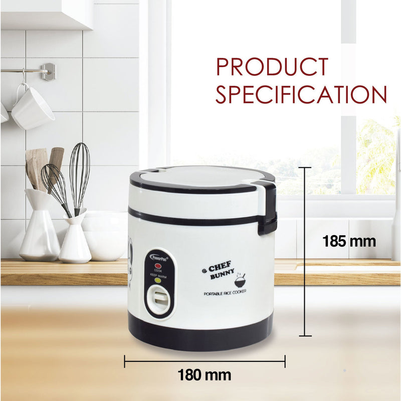 PowerPac Mini Rice Cooker PPRC09