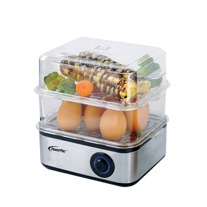 PowerPac 2.5L Multifunction 2-Tier Steamer PPS706