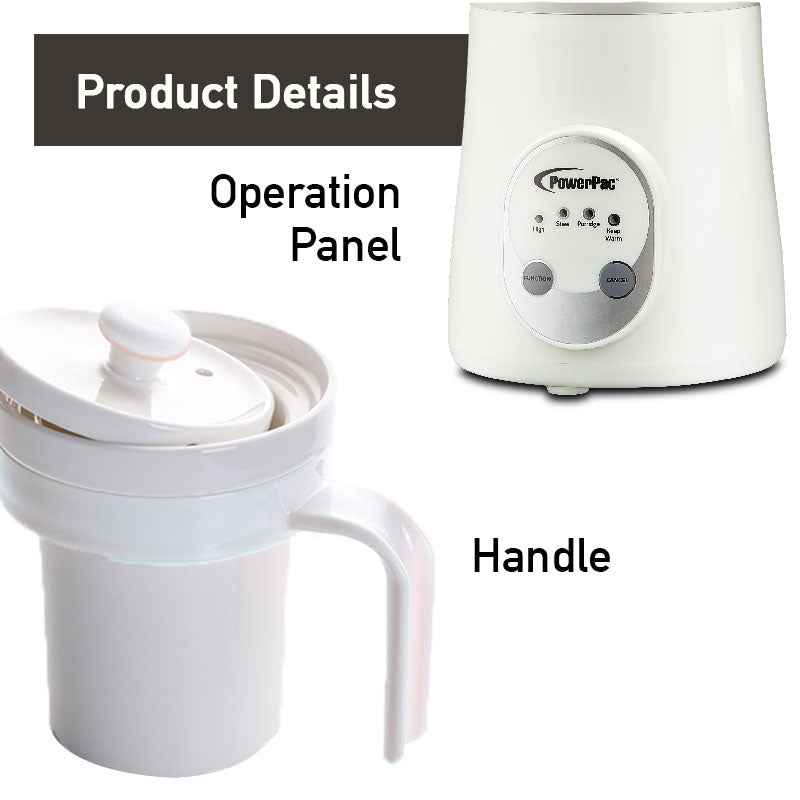 PowerPac 0.6L Personal Slow Cooker PPSC06