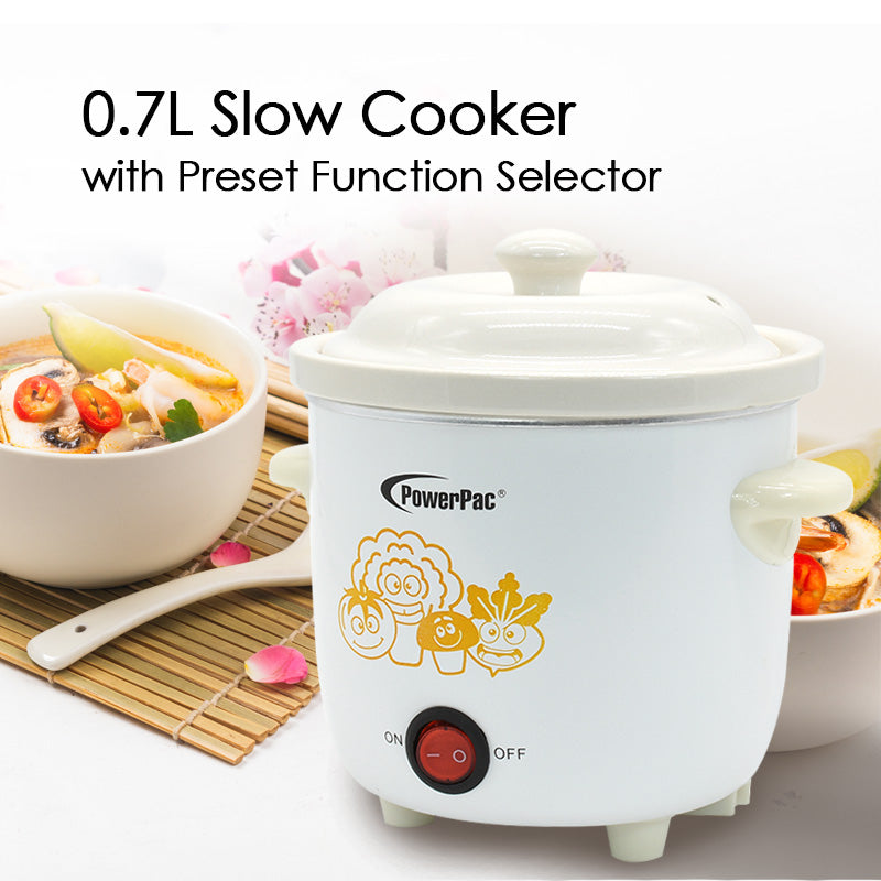 PowerPac 0.7L Slow Cooker PPSC07