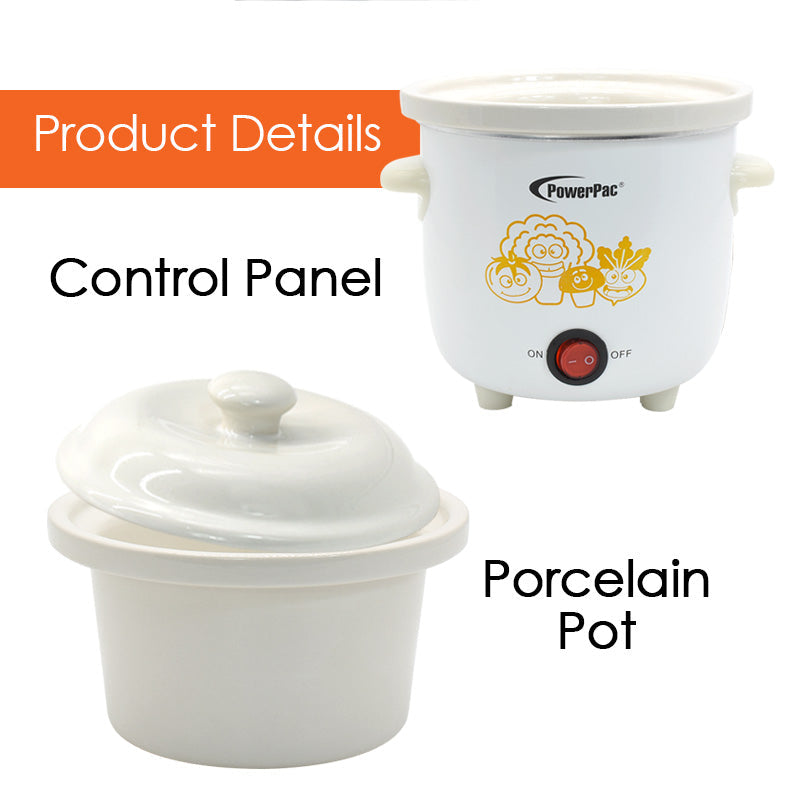 PowerPac 0.7L Slow Cooker PPSC07