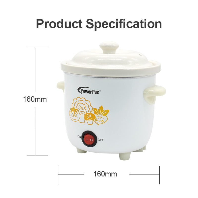 PowerPac 0.7L Slow Cooker PPSC07