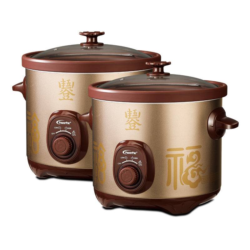 PowerPac 1.5L Slow Cooker with Ceramic Pot PPSC15