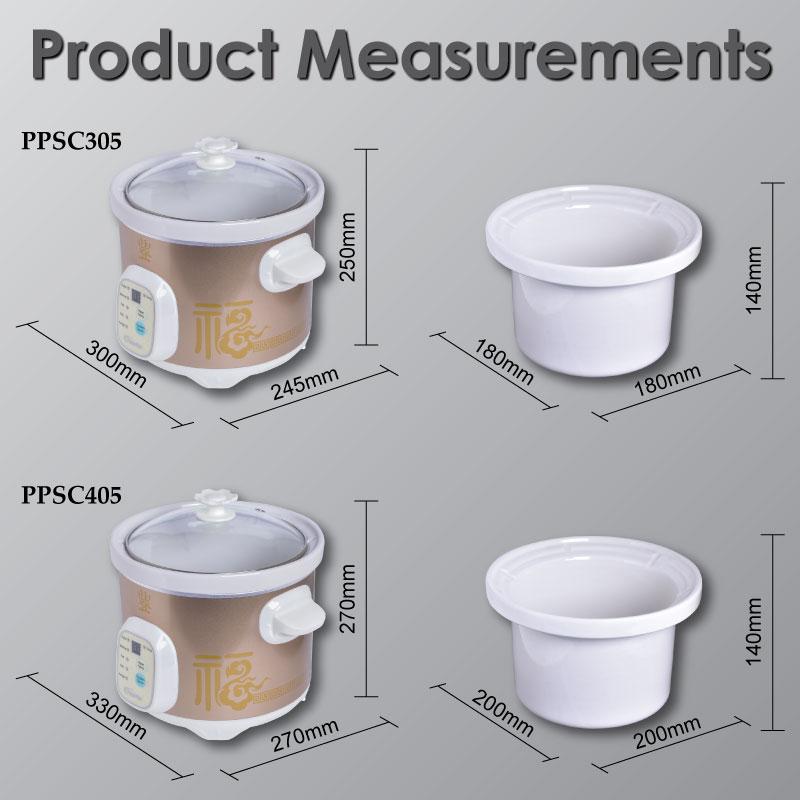 PowerPac 4.5L Digital Slow Cooker PPSC405