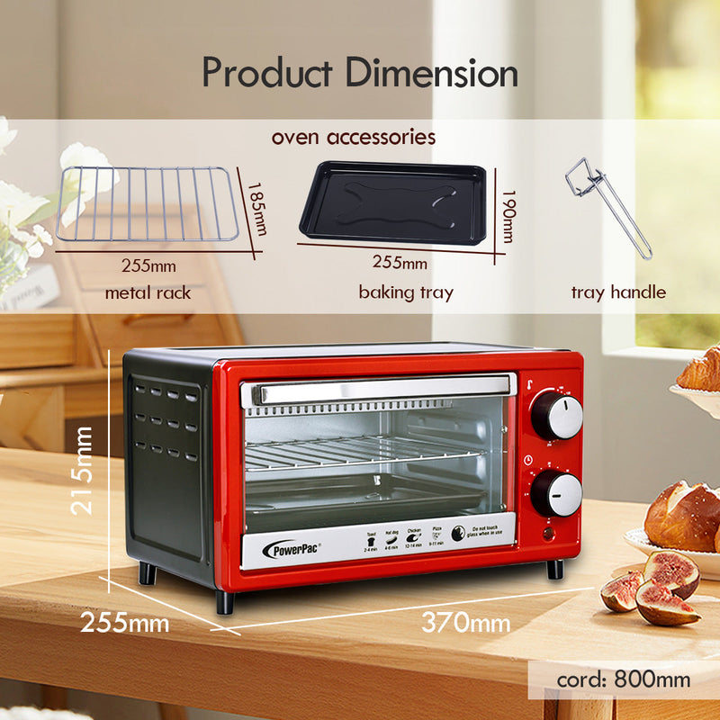 PowerPac 10L Electric Oven PPT38